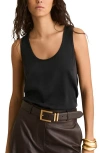 Reiss Ruby Silk Blend Cami In Black