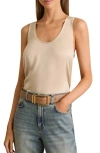Reiss Ruby Scoop Neck Tank In Neutral