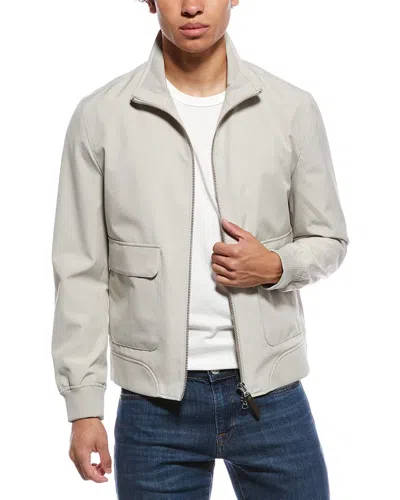Reiss Rufus Zip-through Jacket In Gray