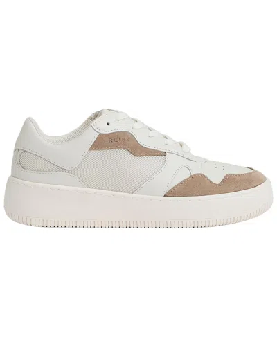 Reiss Ruth Leather & Suede Low-top Sneaker In Multi