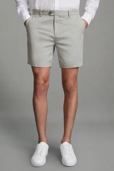 REISS S -OFTAGE WICKET MODERN FIT COTTON BLEND CHINOHORTS