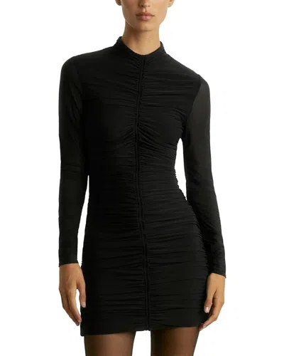 Reiss Sabrina Long Sleeve Dress In Black