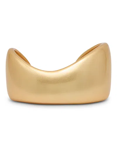 Reiss Sabrina Sculptural Cuff Bracelet In Gold