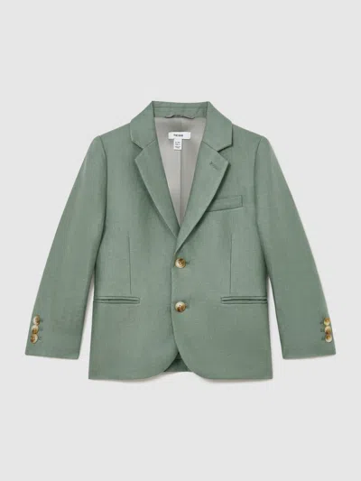 Reiss Kids' Sage Green Atlantic Jacket