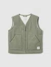 Reiss Sage Green Hayes 9-13 Yrs Cotton Quilted Gilet