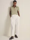 Reiss Sage | Les 100 Ciels Polo Shirt With Cashmere In Green