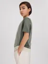 Reiss Sage 9-14 Yrs Half-zip Striped Polo Shirt