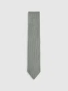 Reiss Sage Tie In Green