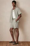 Reiss Embroidered Drawstring 7.3 Shorts
