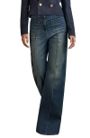 Reiss Sakura Flare Jeans In Multi