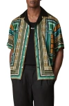 Reiss Sala Satin Camp Shirt