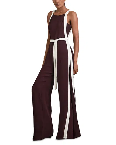 Reiss Salma Color Block Jumpsuit In Multi