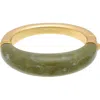 Reiss Salma Scoop Bangle Bracelet In Green