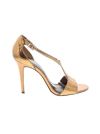 Pre-owned Reiss Sandals In Gold