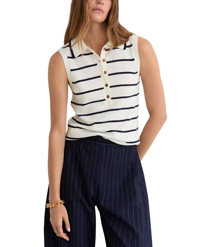 Reiss Sara Polo Top In Multi
