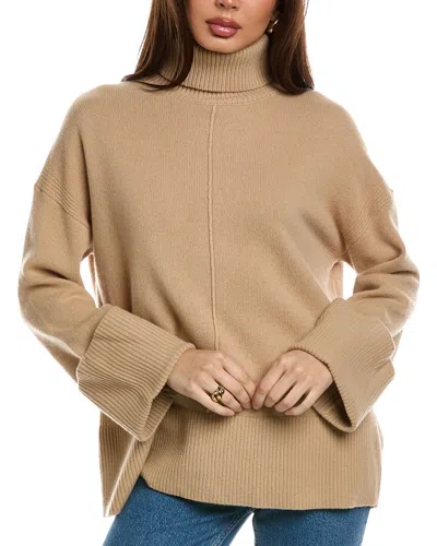 Reiss Alicia Funnel Neck Sweater In Brown