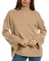 Reiss Alicia Funnel Neck Sweater In Brown