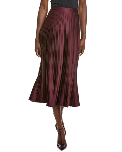 Reiss Savannah Casual Skirt In Burgundy