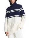 REISS REISS SCARLETT COLORBLOCKED PATTERN WOOL-BLEND SWEATER