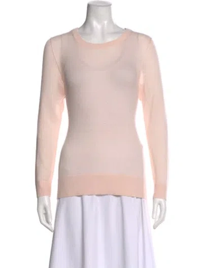 Pre-owned Reiss Scoop Neck Sweater In Pink