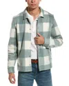 Reiss Scott Regular-fit Checked Brushed-woven Overshirt