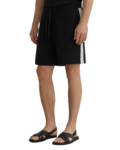 Reiss Sedaros Crochet Shorts In Black