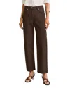 Reiss Womens Selin Mid-rise Straight-leg Denim Jeans Chocolate In Chocolate