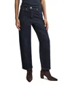 Reiss Selin Straight Leg Jeans In Dark Blue In Blue