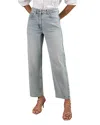 Reiss Selin Crop Straight Leg Jeans In Blue