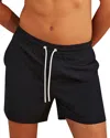 Reiss Navy Shore Plain Drawstring Waist Swim Shorts In Navy
