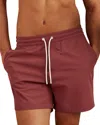 Reiss Shore Plain Drawstring Shorts In Old Rose