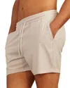 Reiss Shore Plain Drawstring Shorts In Pale Pink