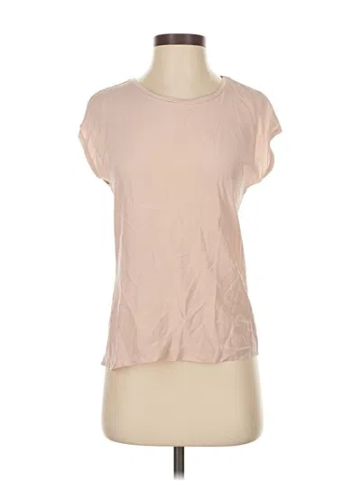 Pre-owned Reiss Short Sleeve T-shirt In Brown