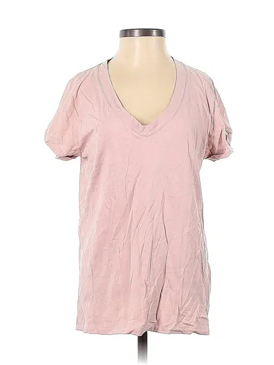 Pre-owned Reiss Short Sleeve T-shirt In Pink