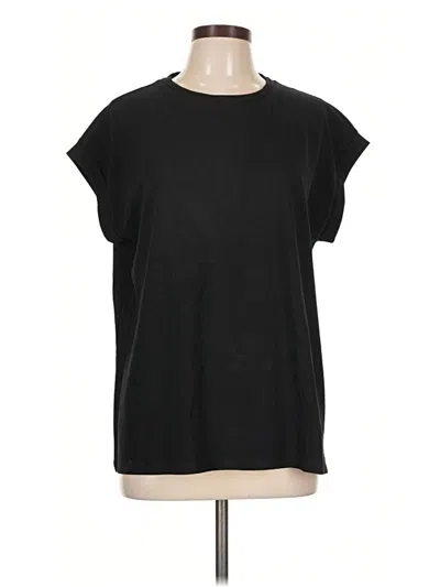 Pre-owned Reiss Short Sleeve T-shirt In Black