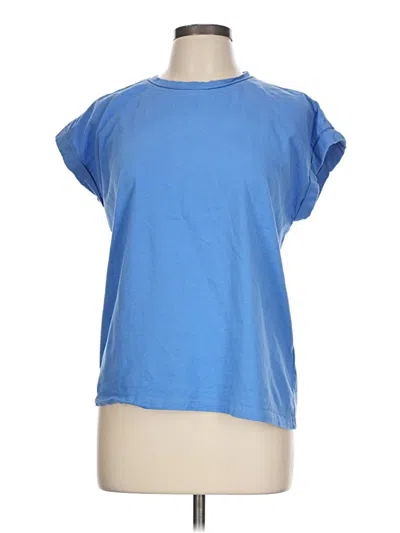 Pre-owned Reiss Short Sleeve T-shirt In Blue