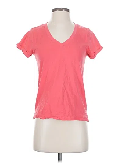 Pre-owned Reiss Short Sleeve T-shirt In Pink