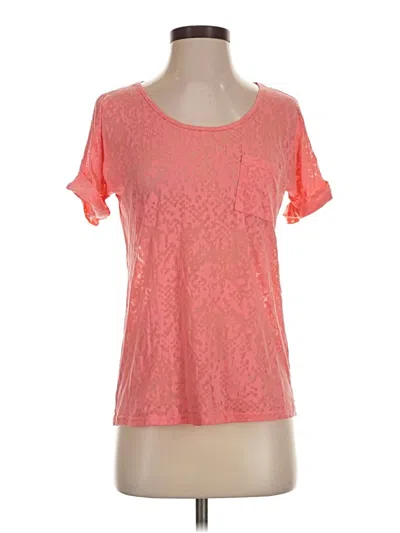 Pre-owned Reiss Short Sleeve T-shirt In Pink