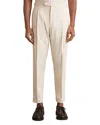 Reiss Elite Brushed Side Adjust Trouser In Stone