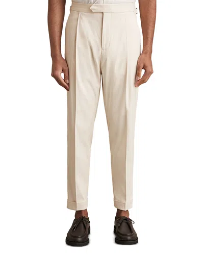 REISS SIDE ADJUSTER TAPERED PANTS