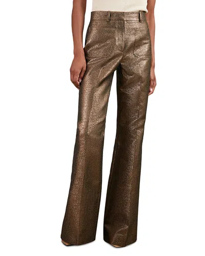 REISS SIENNA SPARKLE FLARE PANTS