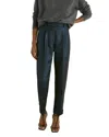 Reiss Navy Sienna Sparkle Tapered Trousers In Navy
