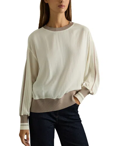 REISS SIENNA WOVEN TOP