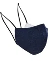 Reiss Silk-blend Mask In Blue