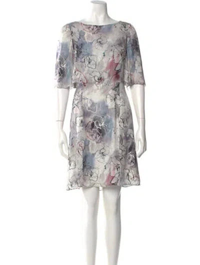 Pre-owned Reiss Silk Mini Dress In White