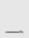 Reiss Silver Ardley Stone Insert Tie Bar In Gray