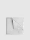 Reiss Silver Plain Silk Pocket Square