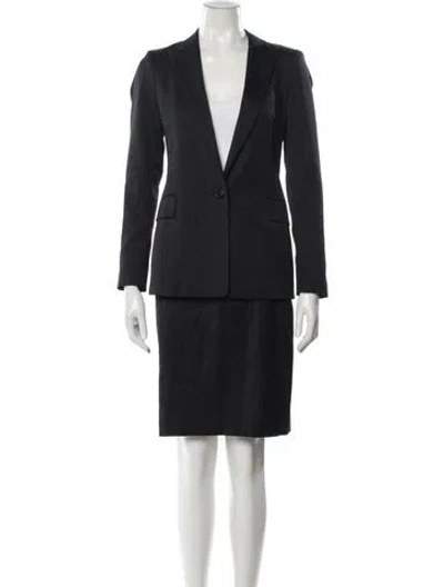 Pre-owned Reiss Skirt Suit In Black