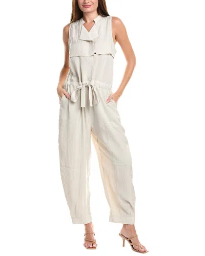 Reiss Skylar Utility Jumpsuit In Neutral