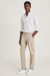 Reiss Sl - Stone Pitch Sl Washed Slim Fit Chinos, Uk 32 S
